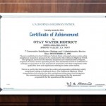 CHP Award - Motor Vehicle Carrier Safety Compliance Inspection Award 2006