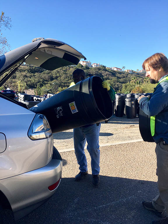 rain barrel event loading