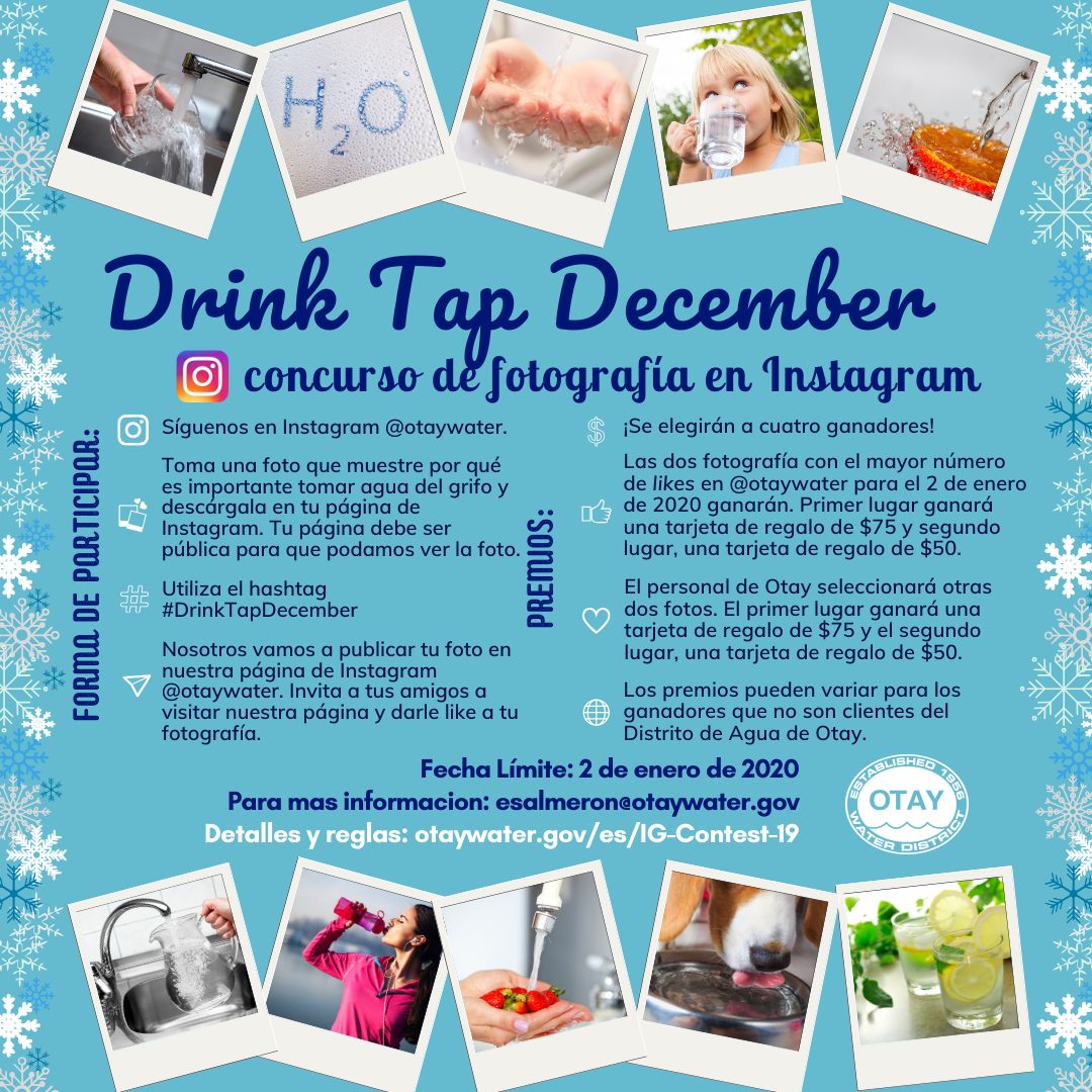 drink tap december instagram photo contest flyer