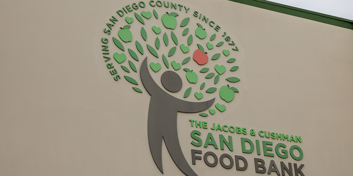 Image of the San Diego Food Building Sign