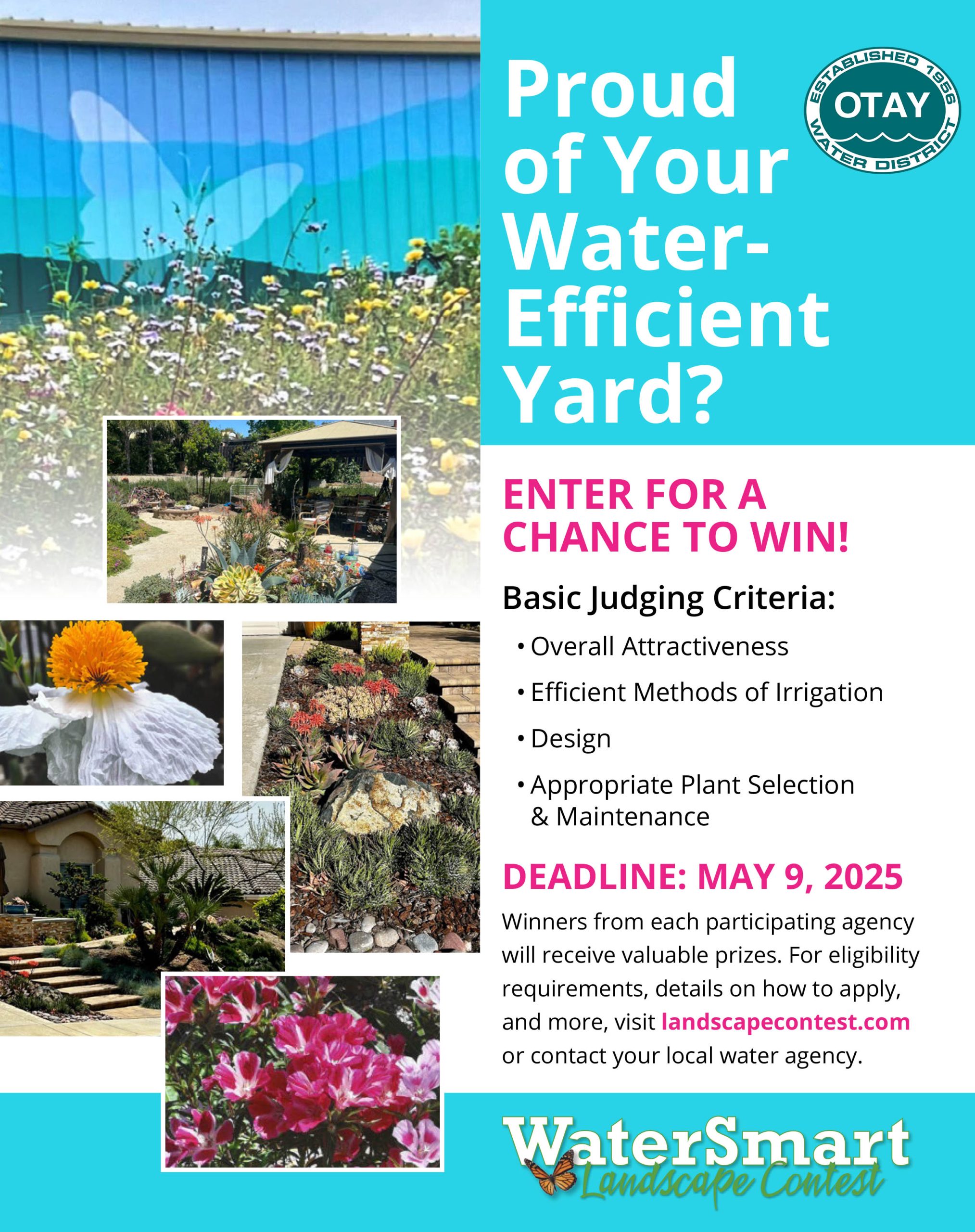 2025 WaterSmart Landscape Contest Flyer